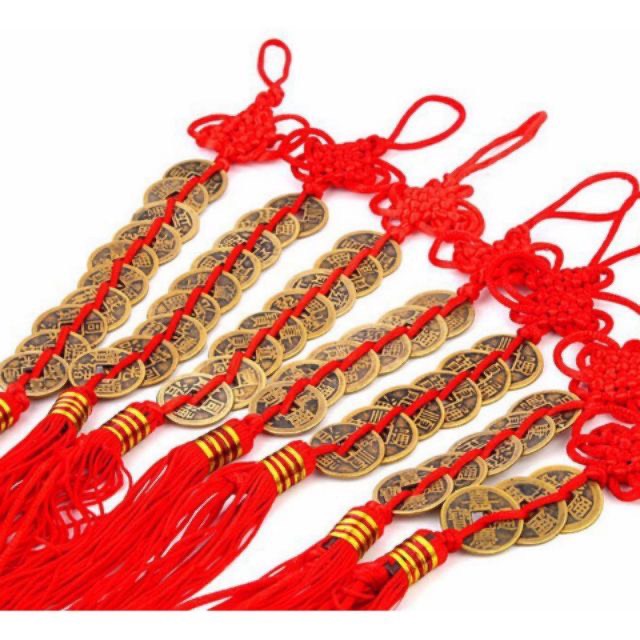 Dây Đồng Xu Ngũ Đế May Mắn Tài Lộc