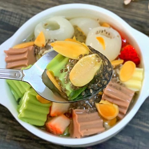 Set Chè Khúc Bạch EatMe - Set Nguyên Liệu Nấu Chè Khúc Bạch 15 20 Chén