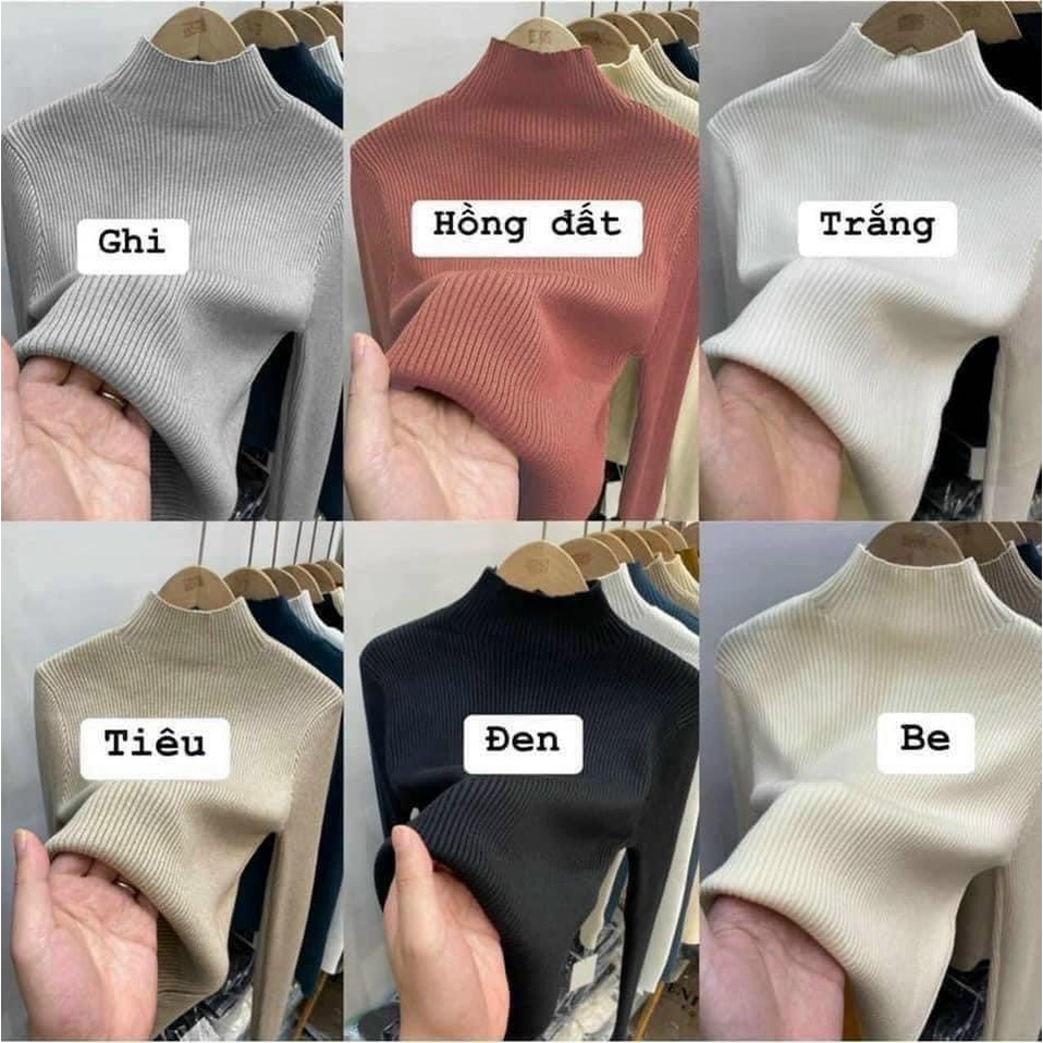 Áo tăm len cổ 3P co dãnnn