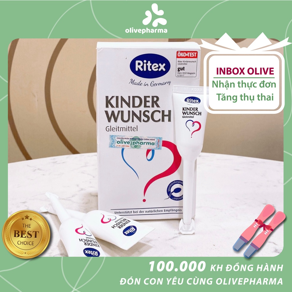 Olivepharma Chính Hãng - Ritex Kinderwunsch Đức hỗ trợ thụ thai