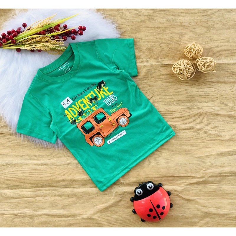 🦖 Áo cotton Place xuất bé trai từ 10-25kg