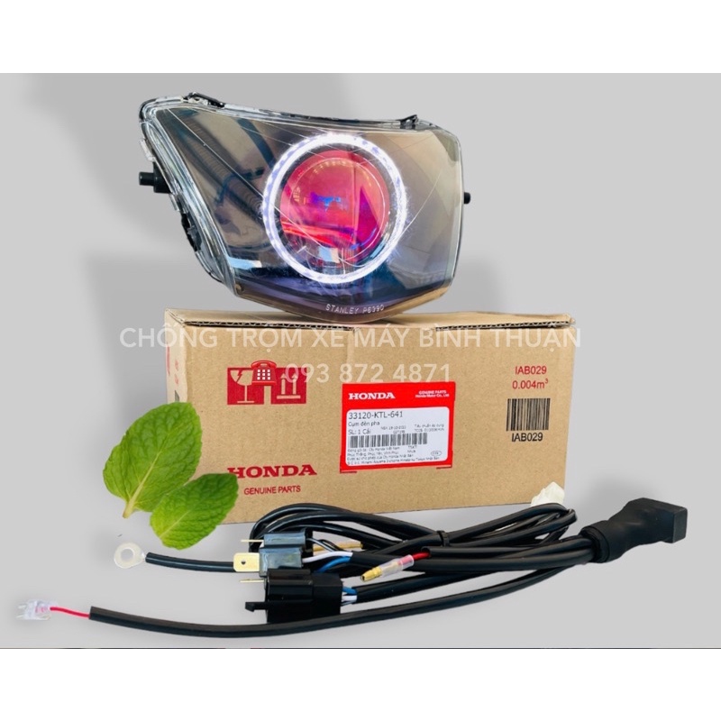 Bi Cầu Led M10 Light  lên Wave A 50, 100, 110cc