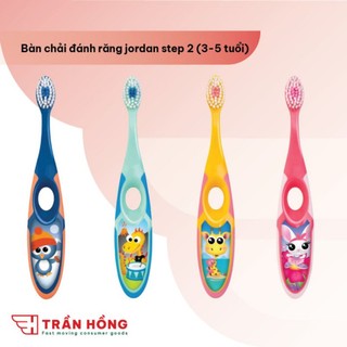 Bàn Chải Đánh Răng Trẻ Em Jordan Step 2 Cho Bé 3 - 5 Tuổi