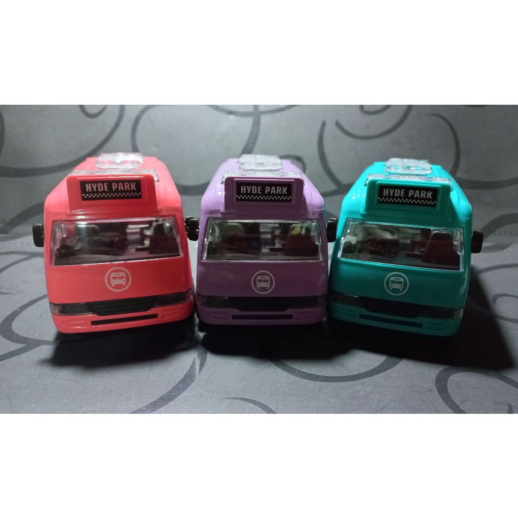 Đồ Chơi Vận Động Giáo Dục, Mô Hình Xe Khách Có Thể Mở Cửa Size 12cm 02178