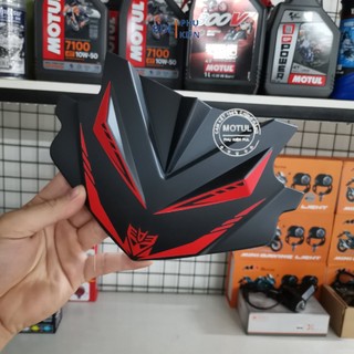 Mão ốp đầu chắn gió Exciter 150 2019 mẫu siêu nhân logo ngẫu nhiên trang trí làm đẹp xe