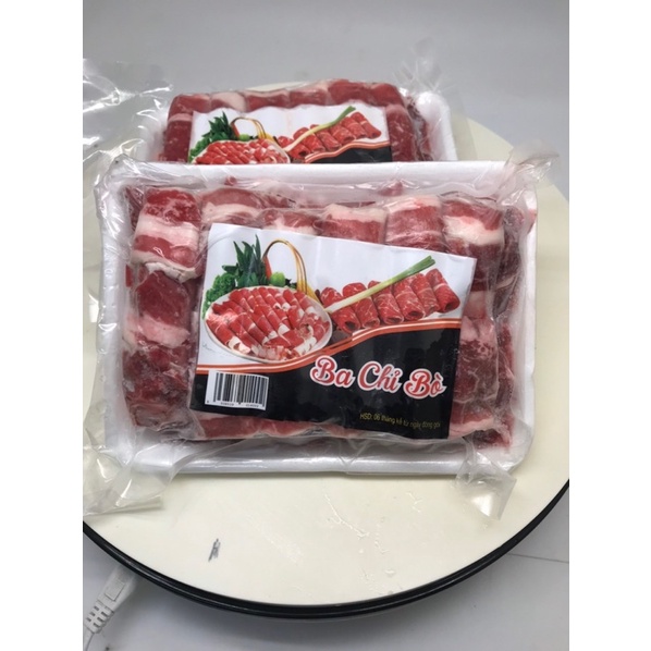 Ba chỉ bò cuộn canada thả lẩu 500g ( Giao hàng Hà Nội)