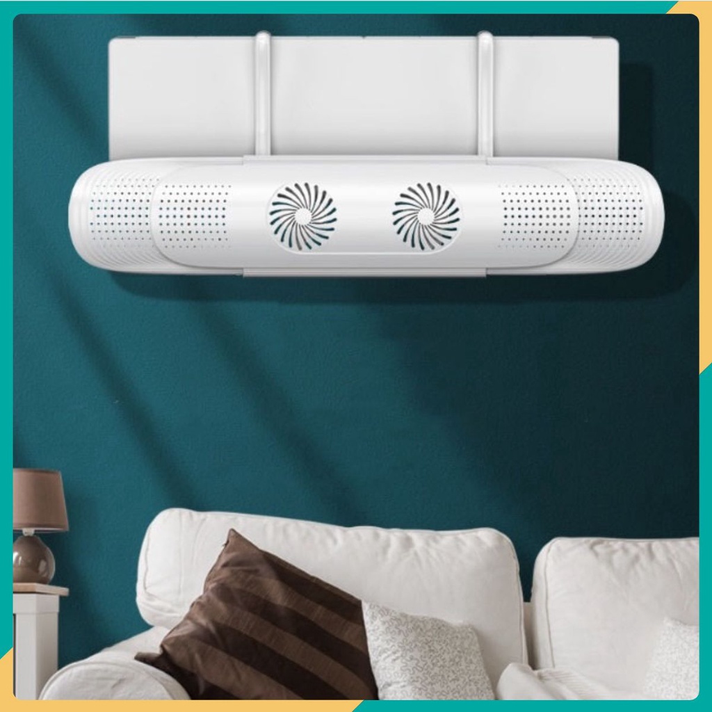 Tấm chắn gió điều hòa Thế hệ mới Double Blade ☘️ FREESHIP ☘️