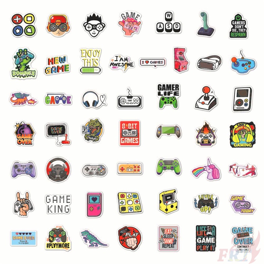 Bộ 100 Cái ❉ Miếng Dán Trang Trí Máy Chơi Game Nintendo Switch Chất Lượng Cao ❉ Sticker Dán Tường Chống Thấm Nước Họa Tiết Doodle Hợp Thời Trang