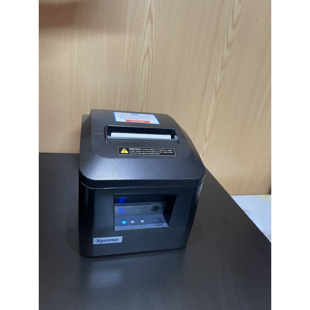 Máy In Đơn Livestream, Máy in bill, hóa đơn nhiệt khổ K80 Xprinter D200UL Mạng Lan + USB