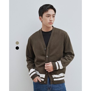 Áo khoác len nam - Dwarfs - Line Cardigan Knit