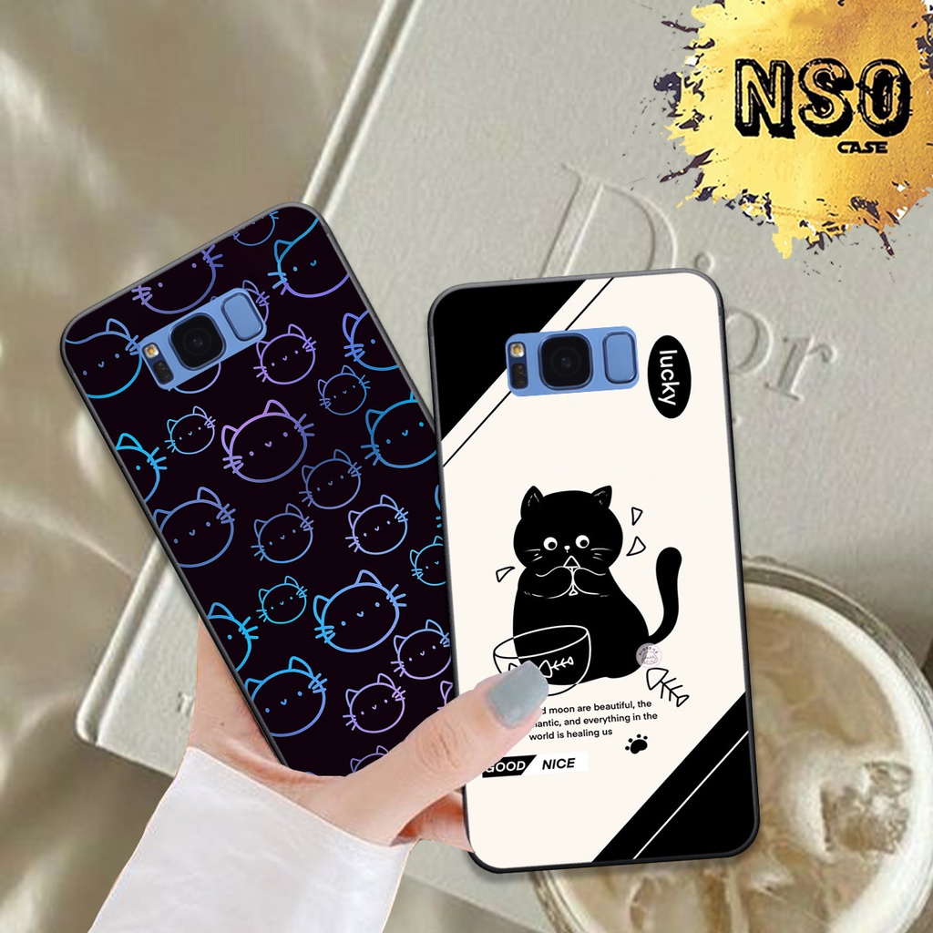 Ốp Samsung S8 - S8 PLUS in hình họa tiết Mèo Cute Đáng Yêu Đẹp Hot Trend 2023