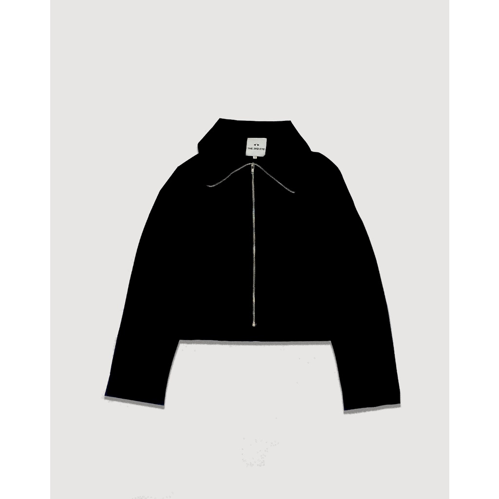 Áo khoác da lộn T3E - màu đen