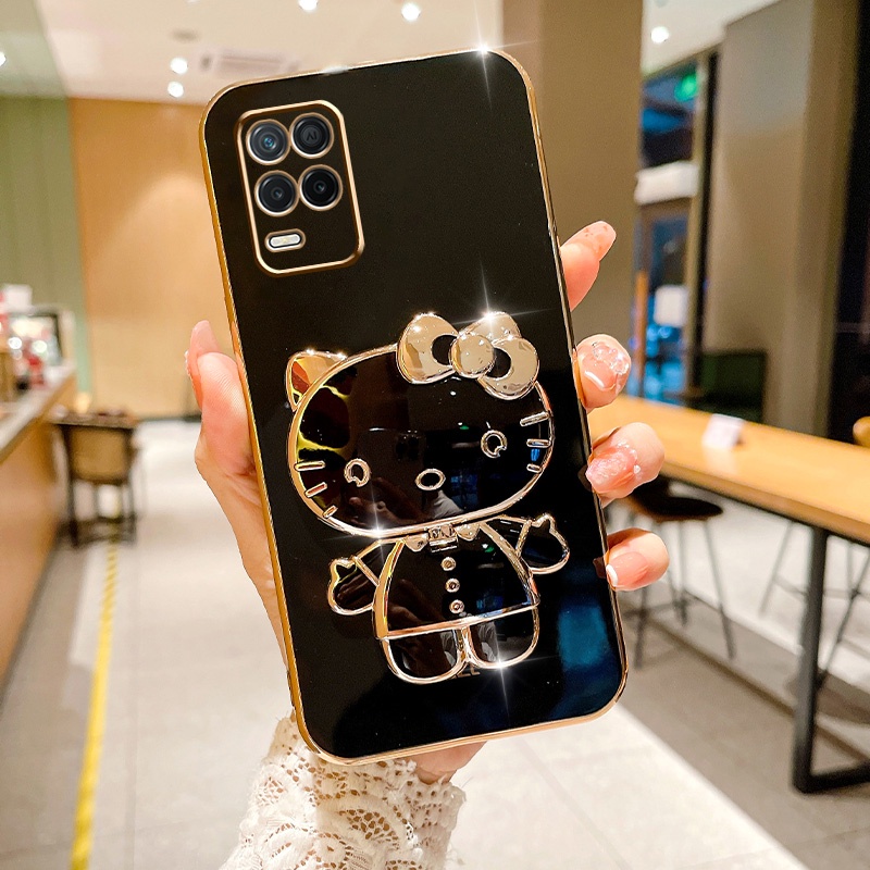 Ốp Điện Thoại Silicone Mềm Chống Sốc In Hình Hello Kitty Hoạt Hình Cho Realme 10 9 Pro Plus 5G 8 8 Pro 4G