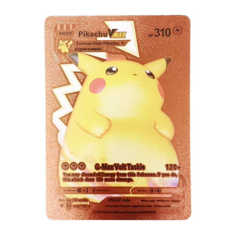 Set 10 / 54 Thẻ Bài Pokemon Nhiều Màu Sắc Bằng Kim Loại Cho Bé