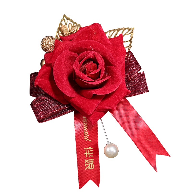 Ghim Cài Áo Cardigan Phù Dâu / Phù Dâu / Phù Dâu / Gia Đình Phong Cách Trung Hoa Phù Dâu / Cha Mẹ