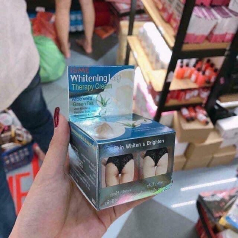 01 Kem Dưỡng Trắng Giảm Thâm Vùng Mông ISME WHITENING 50gr Thái Lan