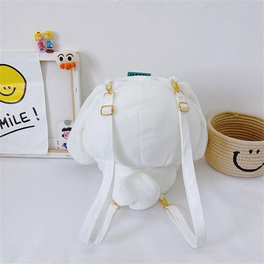ME Túi Đeo Vai Mini Bằng Vải Bông Hình Cinnamoroll Hoạt Hình Cho Bé Gái