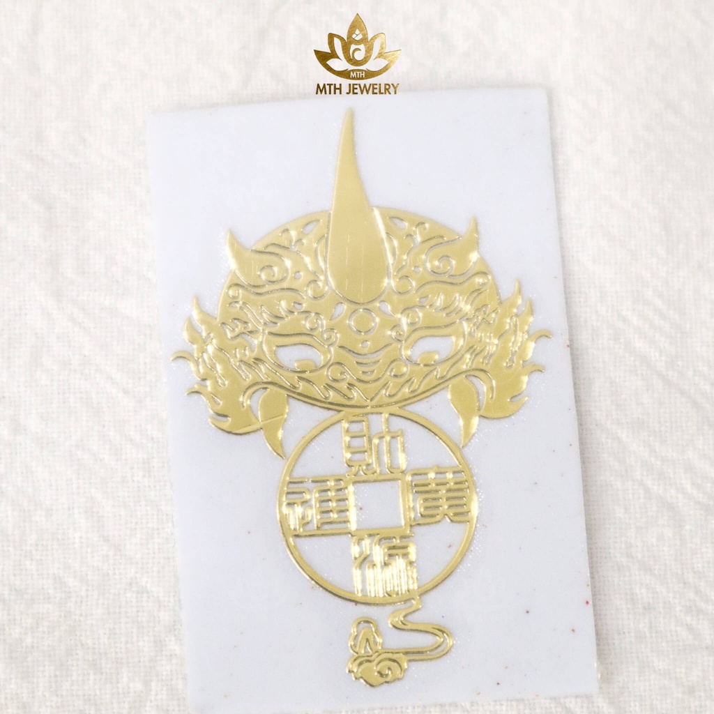 Ngẫu Nhiên Miếng dán linh phù mặt lưng điện thoại đẹp lung linh SANG - XỊN - MỊN