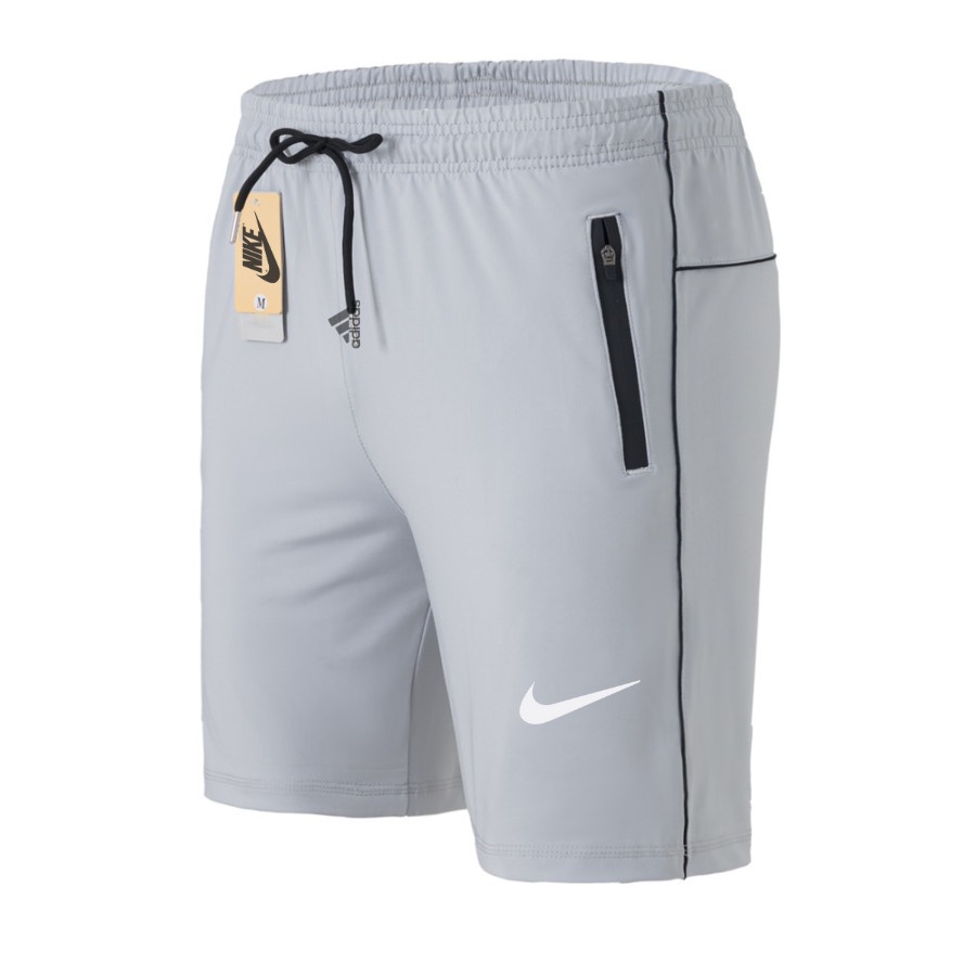 Quần short thể thao nam thời trang, túi khóa ép xịn xò, vải trơn mềm mịn chất liệu thun lạnh co giãn 4 chiều Q81