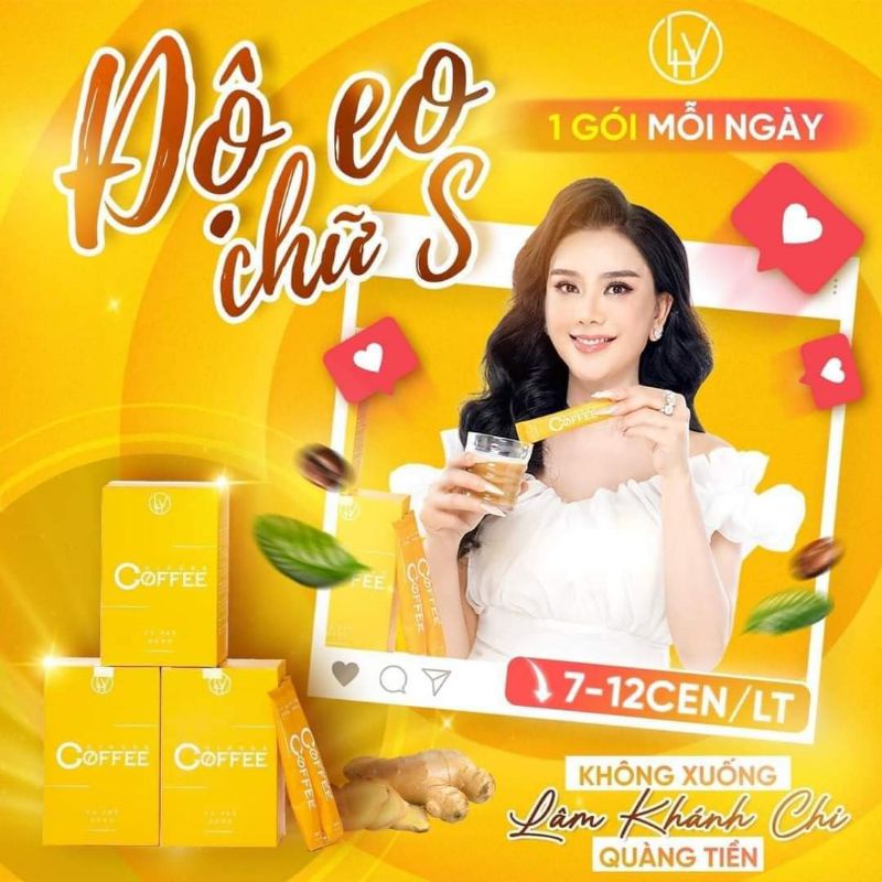 Cà Phê Gừng Giảm Cân - Ginger Coffee Chính Hãng, Giá Gốc, 1 Hộp 20 gói Siêu Giảm Mỡ