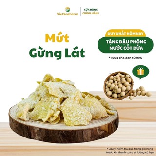 Mứt gừng lát đặc sản huế vietseafarm 300gr giữ nguyên vị cay nồng