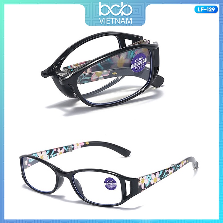 Kính Lão Dành Cho Người Viễn Thị Đọc Sách Có Thể Xếp Gọn Có Nhìu Độ Và Màu Hộp Đựng Bán Riêng LF-129