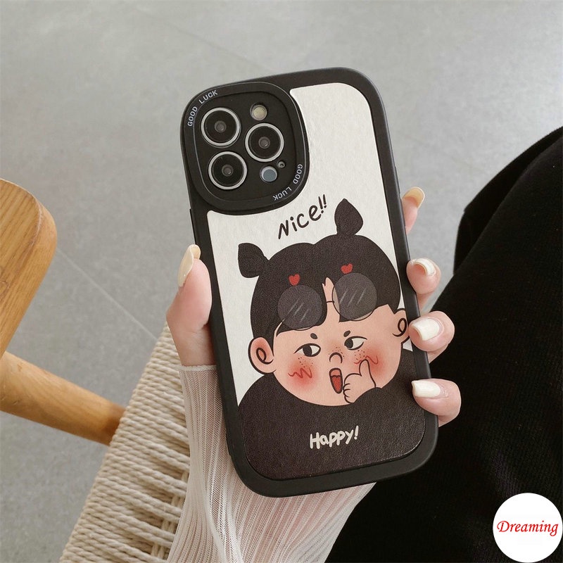 Ốp Điện Thoại Mềm Họa Tiết Hình Cô Gái Và Chàng Trai Cho iphone 15 14 13 12 11 pro x xr xs max se 2020 6 6s 7 8 plus