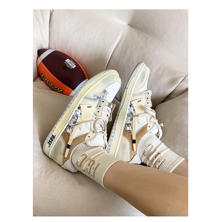 Giày Cat and Sofa Chính Hãng 🔴SIMPLE SNEAKER🔴 Giày Cat Sofa Rose Green - Cream White Phong Cách Dunk Low AC227