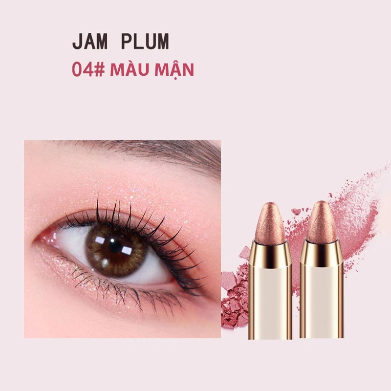 Nhũ mắt kim tuyến dạng bút, Bút phấn nhũ mắt hai đầu bắt sáng ánh lấp lánh làm sáng da dễ sử dụng, nội địa Trung