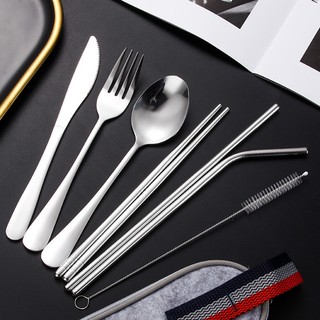 YEAHCOOK  Bộ đũa thìa cá nhân inox 7in1 tiện ích