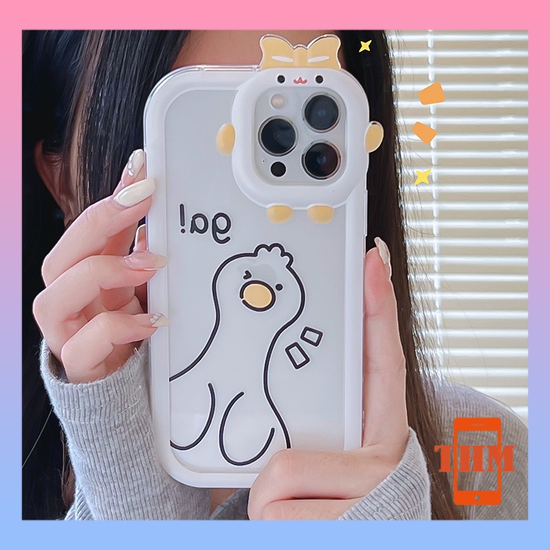 Ốp lưng iphone Vịt con hình quái vật nhỏ Cho Iphone 6 / 6S / 6splus / se / 7 / 7plus / 8 / 8plus / X / xs / xsmax / 11 / 12 / 13 / 14 / plus / pro / pro max-6006