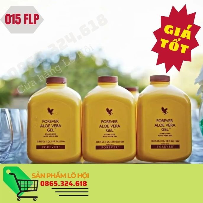 Nước uống dinh dưỡng Aloe Vera Gel đào thải độc tố | Nước uống 015flp Lô Hội