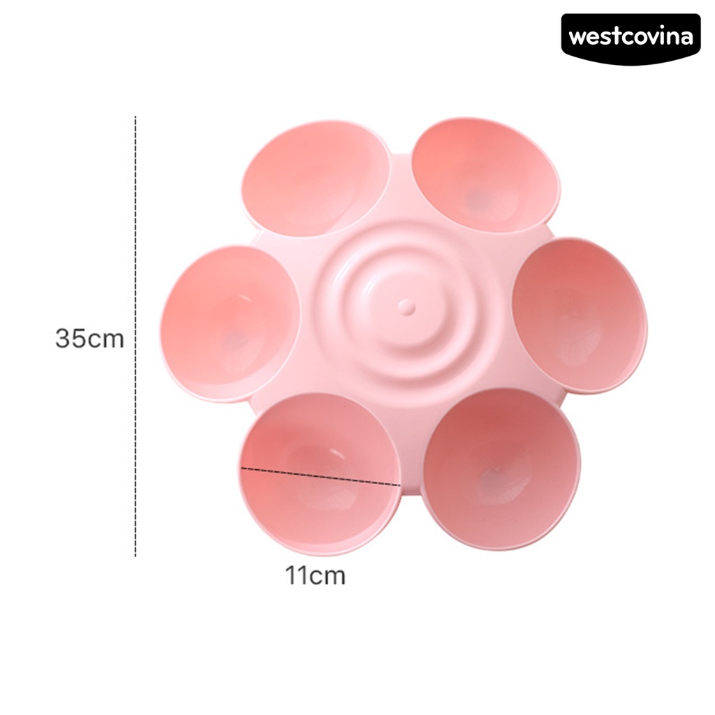 [COD]♘Bát Ăn Dặm 15 Độ Chống Trượt Hình Bông Hoa Cho Thú Cưng