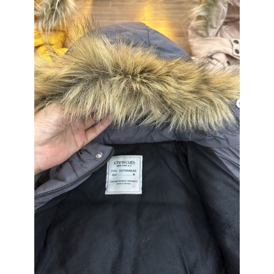 Áo khoác trẻ em, áo khoác phao dáng dài bé trai bé gái hàng xuất khẩu