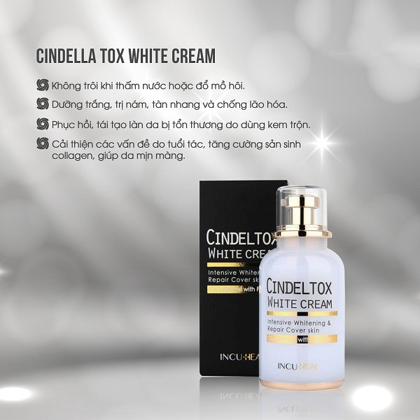 Kem Truyền trắng da Cindeltox White Cream Hàn Quốc
