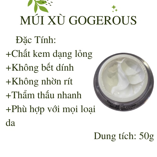 Kem cừu ngày MÚI XÙ giúp trắng da size lớn 50gram, Tinh chất dưỡng GOGEROUS chính hãng không quà | BigBuy360 - bigbuy360.vn