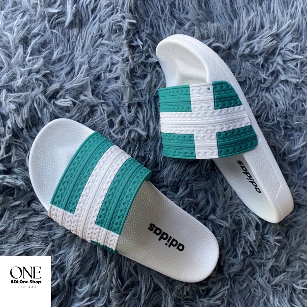 Dép nam nữ quai ngang adidas chữ thập bên đẹp phong cách thờ thượng Adloneshop