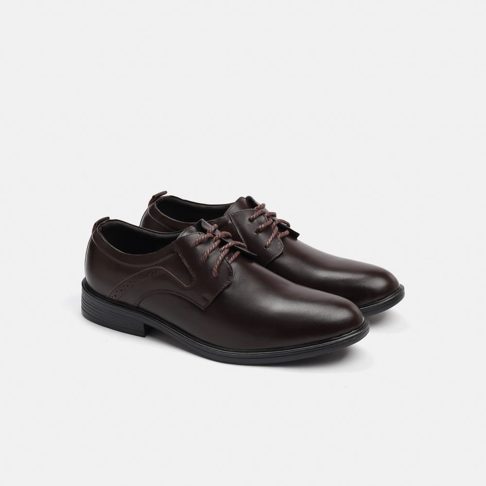 Giày tây da bò nam công sở buộc dây trẻ trung êm chân form chắc chắn BQ GT 3614