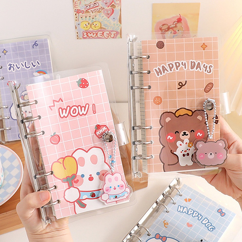 Sổ Tay 100 Trang Họa Tiết Hoạt Hình Dễ Thương Có Thể Tháo Rời