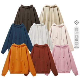 Hoodie NONAME - Áo Nỉ Khoác Nón Localbrand TNC Trơn - 9 Màu Form Rộng Oversize Unisex [PLUS TERRY 350GSM COTTON] Dày Đẹp
