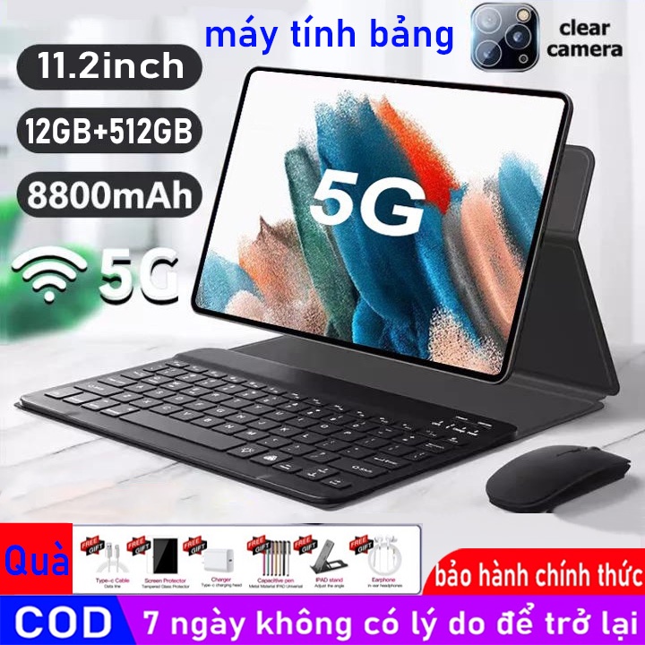 Máy tính bảng HP mới 12GB+512GB 11.2inch pro 11 tab máy tính bảng học văn phòng giải trí giá rẻ tablets a