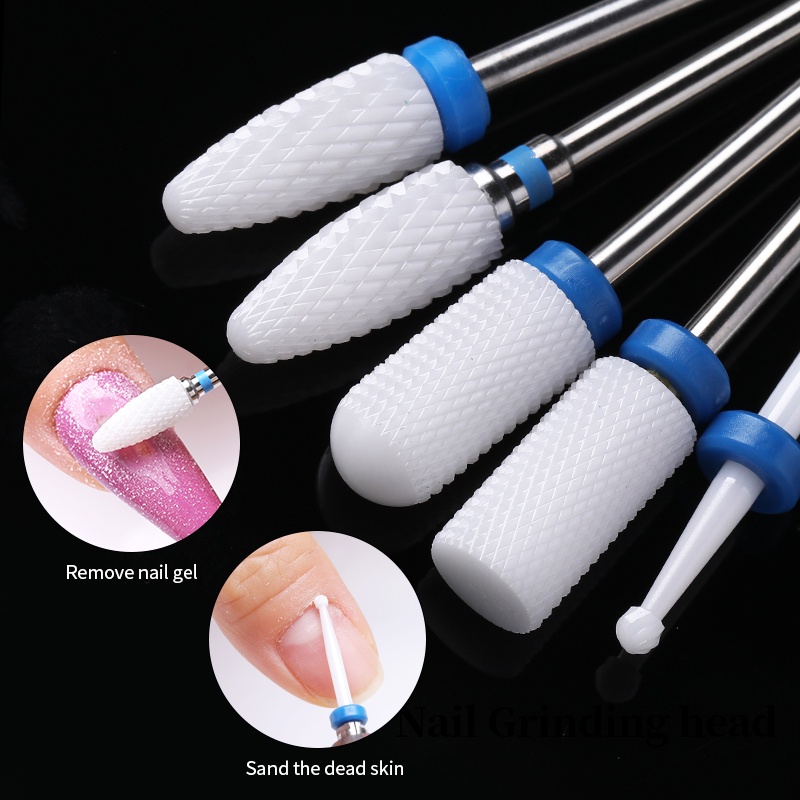 Bộ 5 Mũi Khoan Móng Tay Bằng Hợp Kim Vonfram