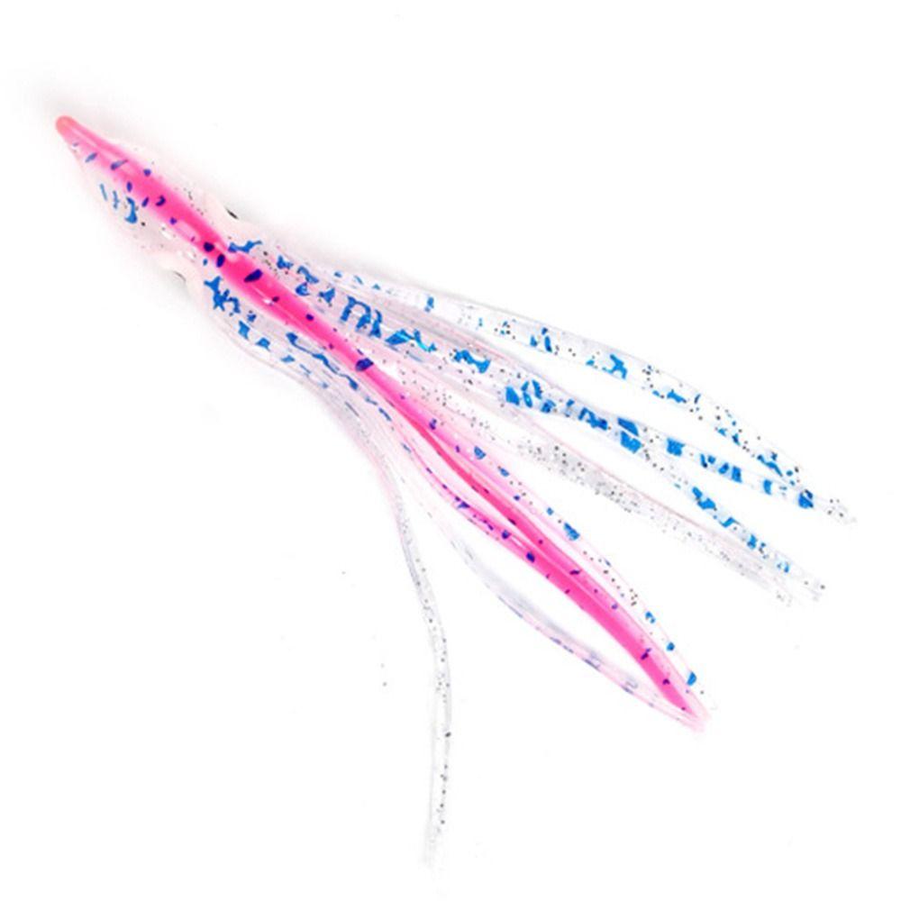 Set 6 Mồi Câu Cá Giả Hình Bạch Tuộc Màu Sắc Ngẫu Nhiên 12cm 4g