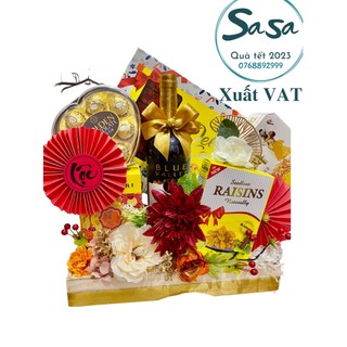 Giỏ, hộp quà biếu tết giá siêu cạnh tranh, cam kết như ảnh, xuất V.A.T giao hàng hỏa tốc Hà Nội