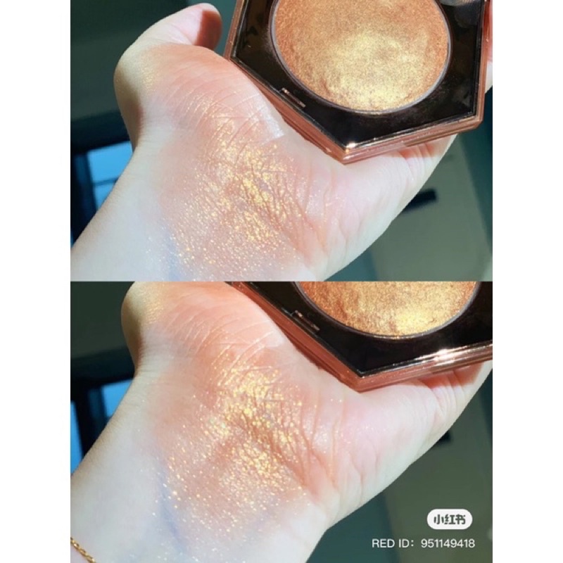 Phấn Highlight Fenty Diamond fullsize fullbox màu Cognac
