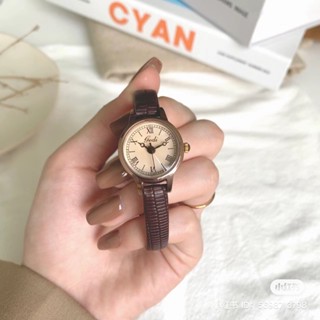 Đồng hồ nữ chính hãng Nhật bản GEDI 6610 dây da mặt tròn Size 20mm thời trang bảo hành 12 tháng