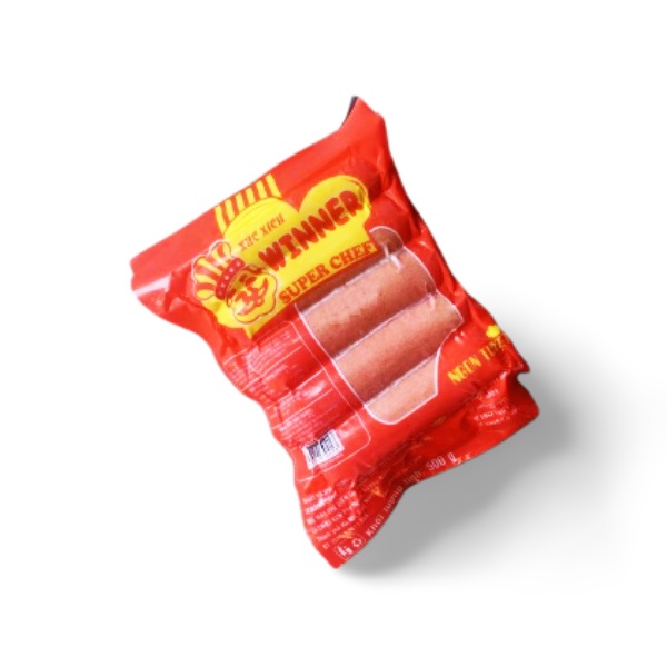 Xúc xích Winner loại ngon gói 500g gồm 10 chiếc