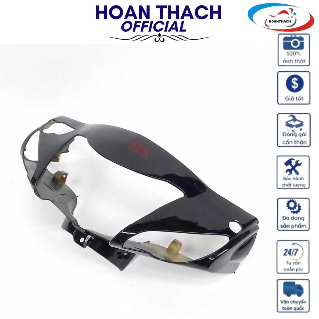 Ốp Đầu Trước Xe Máy Wave Rs Đen Đĩa nhựa đài loan, Hoanthach SP003660