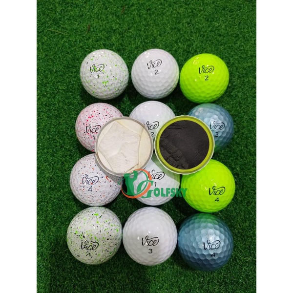 Bóng golf Vice Pro 3-4 lớp thương hiệu Mỹ chính hãng mới 90%, Bóng golf Vice Pro