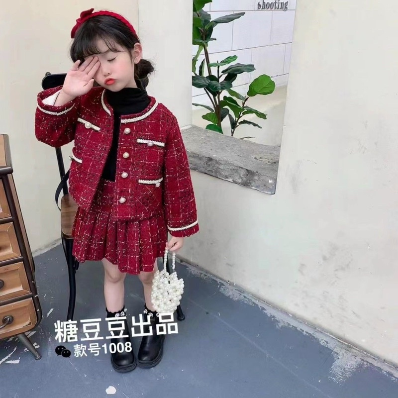 Set dạ bé gái 8-22kg